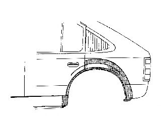 VAN WEZEL 4319148 -  Боковина